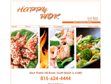 Tablet Screenshot of happywoksb.com